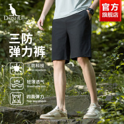 Kangaroo Men's Summer Thin Shorts 2025 New Outdoor Three-Proof Loose Straight Five-Fifth Pants Casual Medium Pants for Men