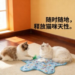 Electric Cat Toy with a Catching Cover, Self-Entertaining and Boredom-Relieving, Automatic Cat Teasing Device, Smart Kitten Electric Cat Teasing Stick Toy