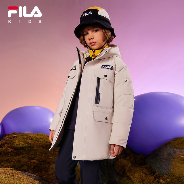 FILA Children's Wear Children's 2024 Winter Medium and Large Boys' Warm ...