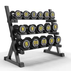 Home Dumbbell Rack, Commercial Men's Dumbbell Rack, Women's Kettlebell Rack, Multi-Functional Fitness Equipment Storage Rack