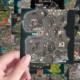 Peace Elite Map Sticker Subway New Season Escape Guide DIY Phone Case Tablet Waterproof Sticker Paper