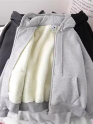 Clearance Sale American-Style Heavyweight Cardigan Hooded Sweatshirt for Men, Autumn and Winter Trendy Brand, Fleece-Lined, Thickened, Wear-Resistant, Dirt-Resistant Jacket