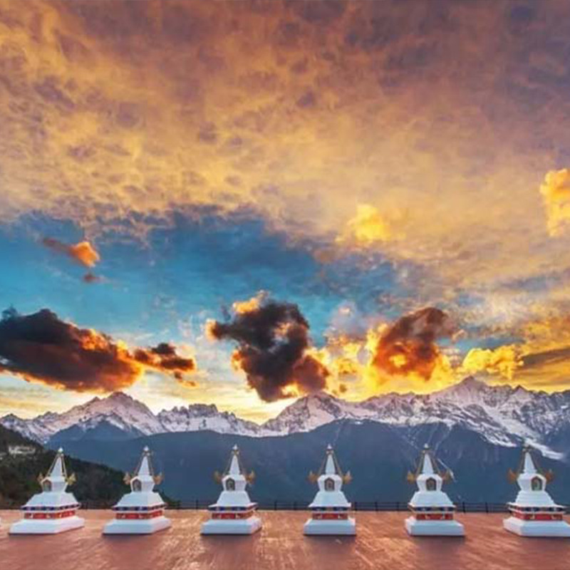 云南旅游丽江香格里拉梅里雪山雨崩村徒步4/5日跟团游 纯玩小团