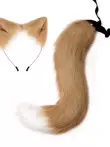 Đuôi Cos Đồ Chơi Tai Mèo Đuôi Mèo Phù Hợp Với Cáo Nhật Bản Handmade Cosplay Mèo Bé Gái Phụ Kiện Dây Đeo Đầu Đồ chơi đuôi cáo