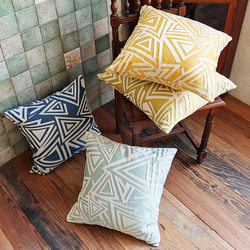 Nordic Style Sofa Cushion, Simple Living Room Cushion, Office Hotel Headboard Large Backrest Cushion, Removable and Washable Cushion Cover