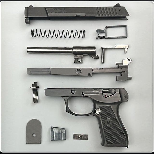 1:2.05 Teaching aids fully disassembled 92-type hand grab model metal ...