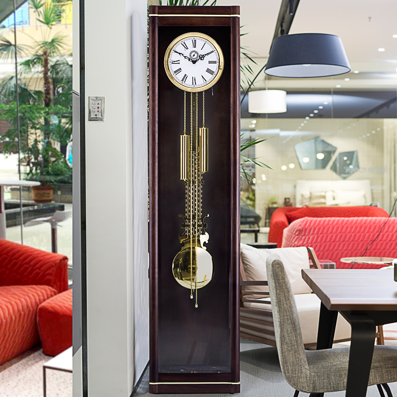 無垢材フロアクロック - ドイツ製ヘルムレムーブメント - ヨーロピアン