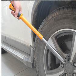 Universal Screw Removal Tool for Unloading Vehicles, with Telescopic Extension Rod for Vans, Car-Mounted Tire Changing Wrench
