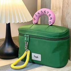 Cosmetic Bag, Convenient, Light Luxury, High-End Skin Care Products, Large-Capacity Toiletry Bag, Portable, Cute Storage Bag
