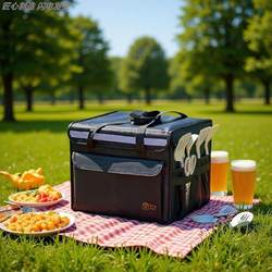 Large and Extra-Large Express Delivery Special Fresh-Keeping Postal Box No. 4, Thickened and Reinforced Packaging No. 5, 3 Small Foam Boxes, Extra-Large Size