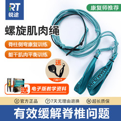 Sps Elastic Rope Spiral Muscle Chain Training Rope Posture Training Scoliosis Correction Rehabilitation Gymnastics Fascia Chain
