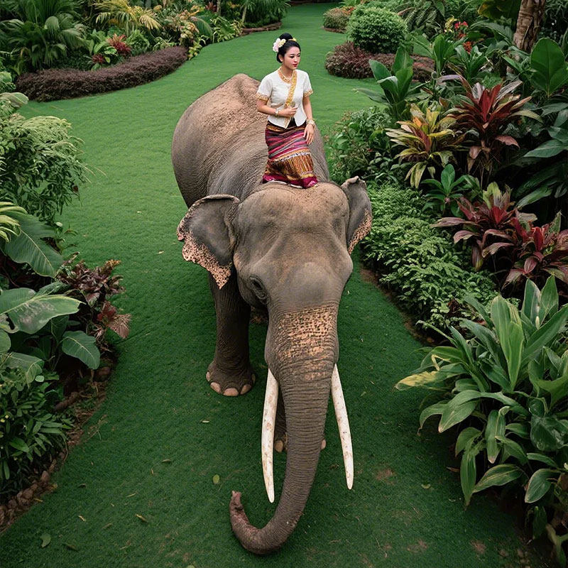 云南西双版纳5天4晚自由行旅游野象谷中科植物园机票+酒店+接送机