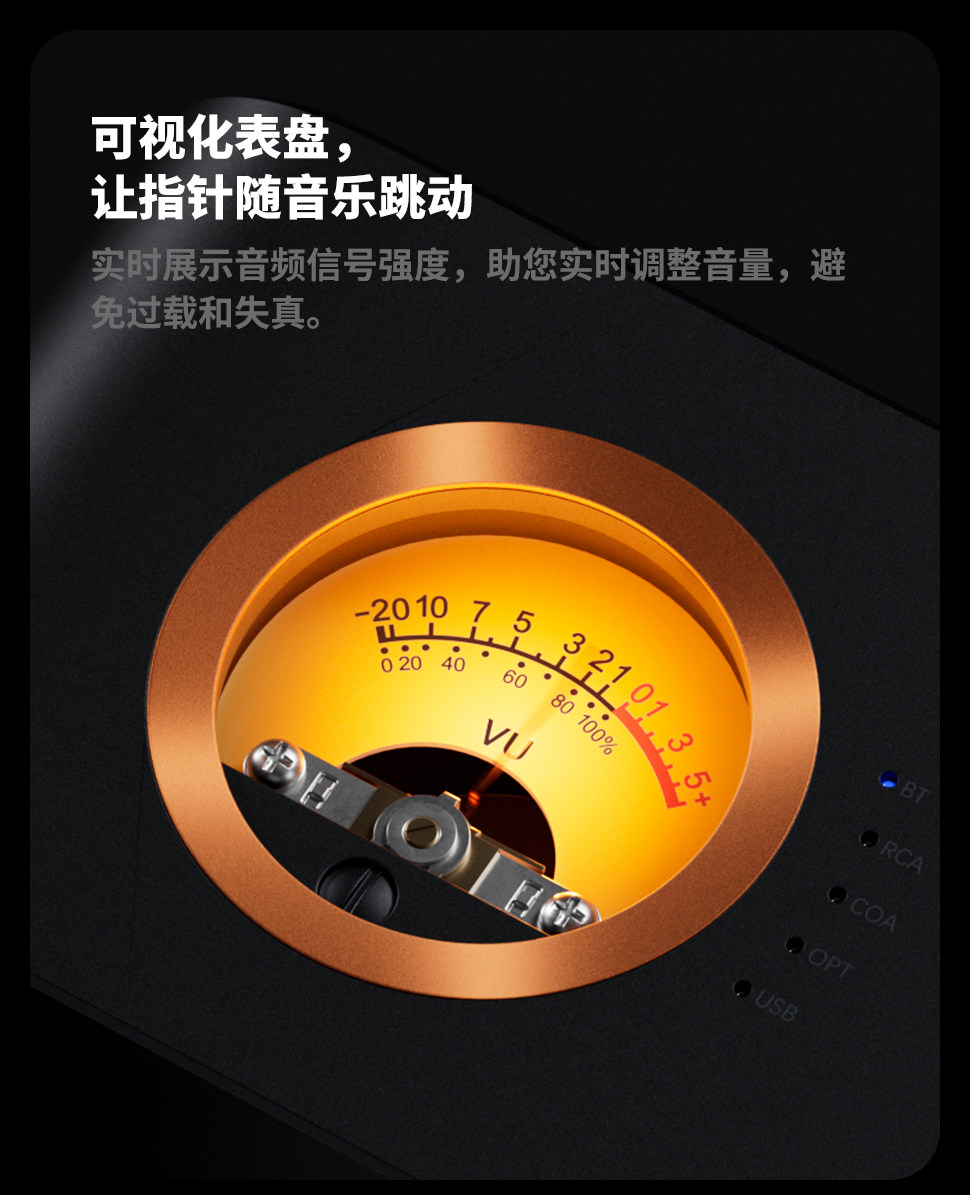 Fosi Audio MC351 Bluetooth 2.1チャンネルHiFiアンプ