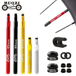 MQUZI mountain road bicycle bicycle carbon knife car circle French demolition can extend gas mouth aluminum alloy 50/80mm
