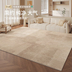Living Room Carpet 2025 New Model, Light Luxury and High-End Feel, Bedroom Sofa Coffee Table Rug, Washable and Wipeable, Large Area Full Coverage