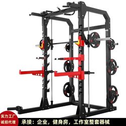 Gym Equipment Smith Machine Squat Rack Commercial Bench Press Barbell Rack Gantry Rack Integrated