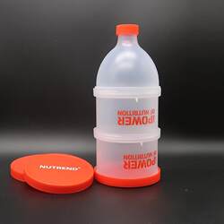 Protein Powder Portable Mini Container for Muscle-Building Powder, Nutritional Supplement Box, Fitness Supplement Storage Container
