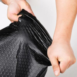 d bubble bag black matte clothing bag B package with envelope co-extruded film express packaging bubble bag packaging bag customization