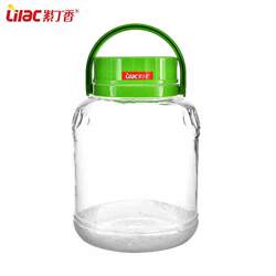 Lilac large glass pickle jar