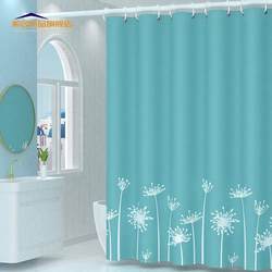 Nylon Cloth Shower Curtain Shower Curtain Set Punch-Free Shower Curtain Cloth Waterproof Thickeneded Bathroom Shower Curtain Partition Curtain Cloth