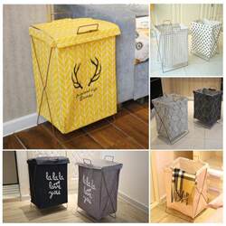 Hot Pot Restaurant Clothes Basket Foldableing Dirty Clothes Basket Basket Room Organization and Storage Clothing Store Clothing Hotel Home