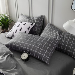 Scandinavian Style Pure Cotton Pillowcases, a Pair of Simple Pillowcases, Single Cotton Pillow Core Liner Cover, Memory Pillow Pillowcase