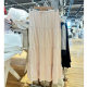 Brandy BM new apricot pink sweet long skirt BM lace -up skirt hanging sense cake skirt nadia skirt