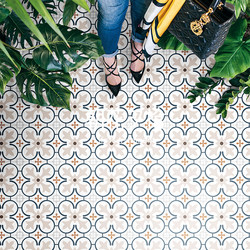 French-Style Floral Pattern Tiles 200*200 Non-Slip and Wear-Resistant Ceramic Tiles for Kitchen, Balcony, Bathroom, Bedroom, Wall and Floor Tiles