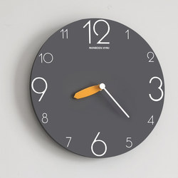 Clocks, Wall Clocks, Living Room, Home Use, Stylish, No-Drill, Modern Clock, Wall-Mounted Quartz Clock, Artistic, Simple, 2025 New Model