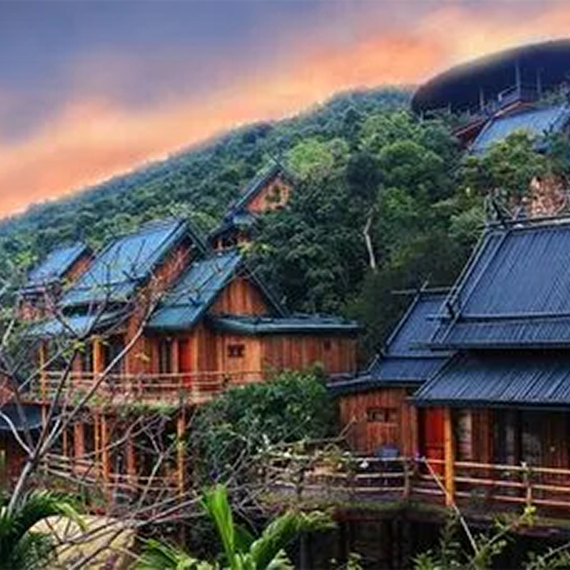 三亚槟榔谷一日游南湾猴岛槟榔谷飞禽世界黎族文化玫瑰谷跟团纯玩