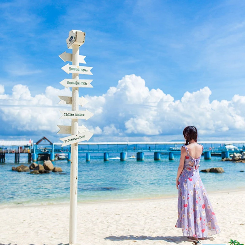 海南环岛旅行5天4晚旅游海口三亚万宁儋州蜈支洲五日2-8精品小团