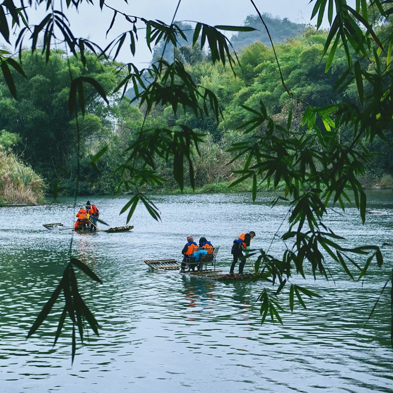 【私家团】桂林阳朔旅游5天4晚漓江遇龙河竹筏漂流龙脊梯田五日游