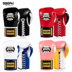 BG Professional Microfiber Leather Boxing Gloves Tethered Style