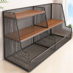 Desktop Storage Rack for Home Use, Multi-Layer Living Room Snack Storage Box, Kitchen Dining Table Miscellaneous Items Countertop Water Cup Storage Rack