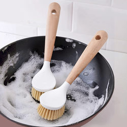 Pot Brush for Home Kitchen, a Magic Tool for Washing Pots and Dishes, Non-Stick Oil Brush, Long-Handled Cleaning Brush for Removing Grease and Dirt