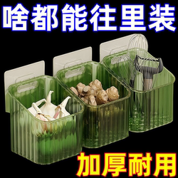 New Style Onion, Ginger, and Garlic Storage Basket for Kitchen, Wall-Mounted Garlic Storage Basket, Ginger and Garlic Storage Rack, Wall-Mounted Storage Basket
