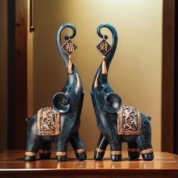 [Buy One, Get One Free] Elephant Entrance Decoration for Living Room, Tv Cabinet, Wine Cabinet, Home Decoration, Creative Opening Gift