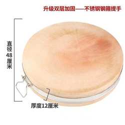Japan Dingshe stainless steel shovel and spoon household long-handled cooking utensils large frying spoon wooden handle uncoated set