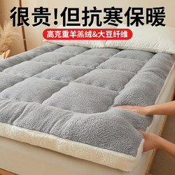 2024 Winter New Lamb Velvet Soybean Mattress Home Bedroom Soft Cushion Dormitory Student Single Tatami Mat