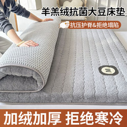 Antibacterial Lamb Wool Mattress Pad, Thickened for Home Use, Warm Pad for Student Dormitory Single Bed, Mattress Topper