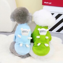 Pet Winter Cute Bear Clothes Autumn and Winter Warm Casual Sweatshirt for Small Dogs and Cats Schnauzer Teddy Bichon
