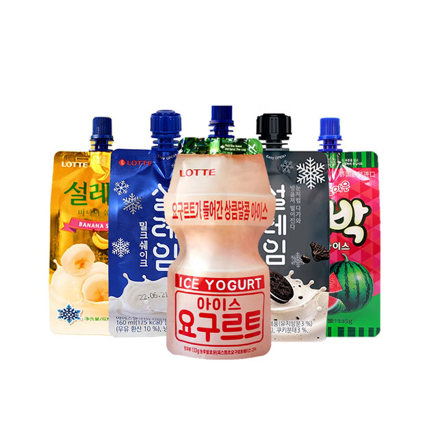 South Korea's Lotte Snow Cream Stick Lactobacillus Milk Flavor Ice