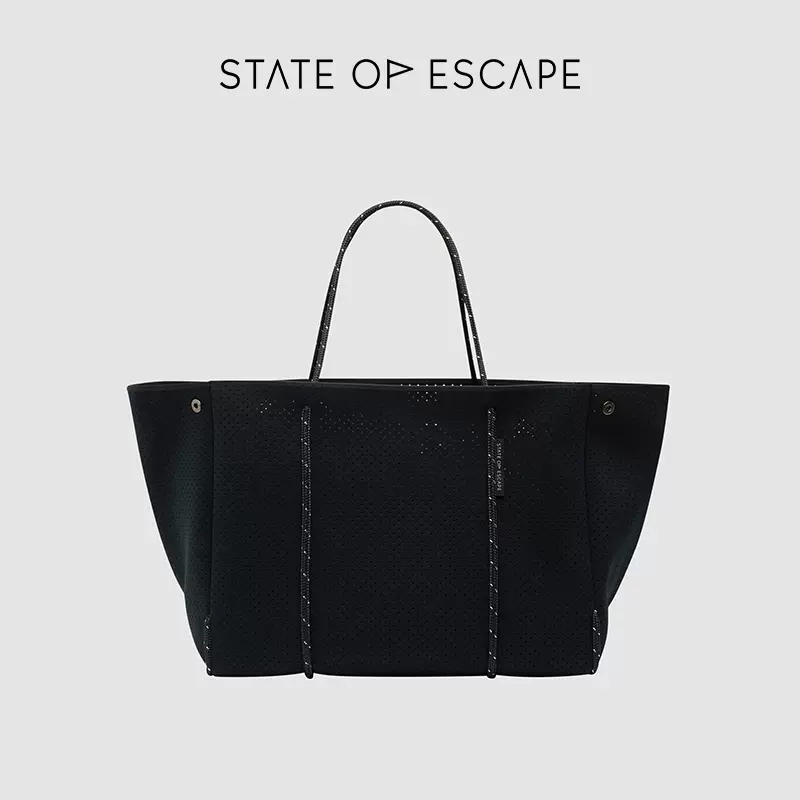 新品上市】State of Escape单肩手提包Escape™大号托特包纯黑-Taobao