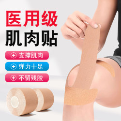 Muscle patch, athlete's bandage, ligament strain patch, Achilles tendon muscle patch, skin tone elastic Sichuan pattern medical tape