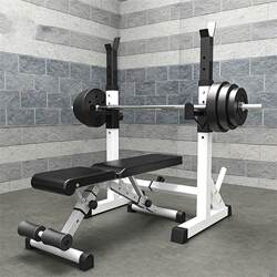Barbell Rack, Squat Rack, Bench Press Machine, Fitness Equipment for Home Use, Men's Gantry Rack, Bench Press Bench, Adjustable Barbell Set