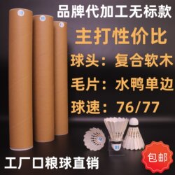 01 Genuine Badminton Balls, Stable for Indoor and Outdoor Use, Durable for Club Use, Super Durable for Practice and Competition Training