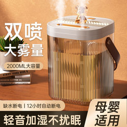 Silent Spray Humidifier for Home Bedroom, Student Dormitory, Small Air Capacity, Large Mist, Aromatherapy, Desktop, Baby