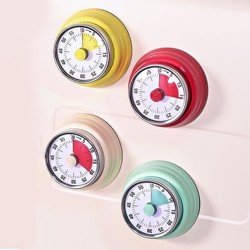 Kitchen Timer Magnetic Timer Kitchen Reminder Student Self-Discipline Tool Mechanical Stopwatch Study Alarm Clock