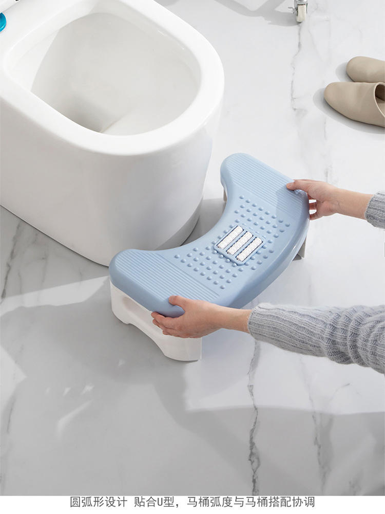 马桶凳脚凳蹲坑神器脚踏折叠脚踩u型上厕所拉屎踩脚坐便器垫脚凳