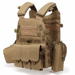 6094 Tactical Vest Multifunctional Camouflage Vest Lightweight Bulletproof Vest Cs Outdoor Real-Person Insert Plate Stab-Proof Clothing